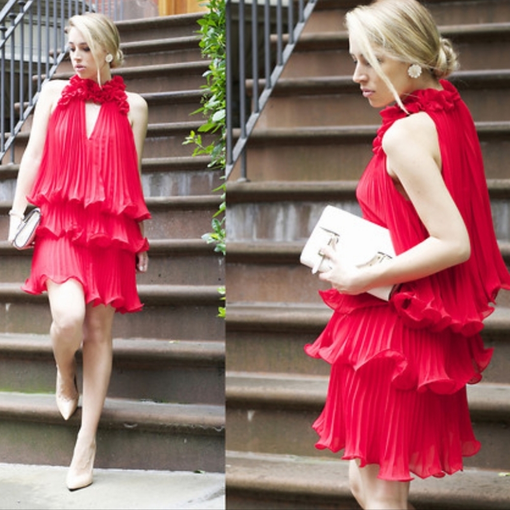 BCBGMaxazria Red dress Size XS
